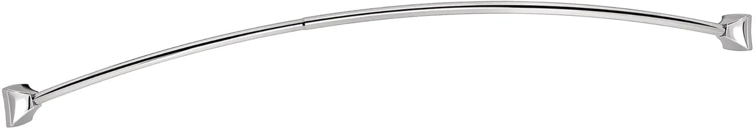 Moen CSR2164CH 60-Inch to 72-Inch Permanent Mount Adjustable Curved Shower Rod, Chrome