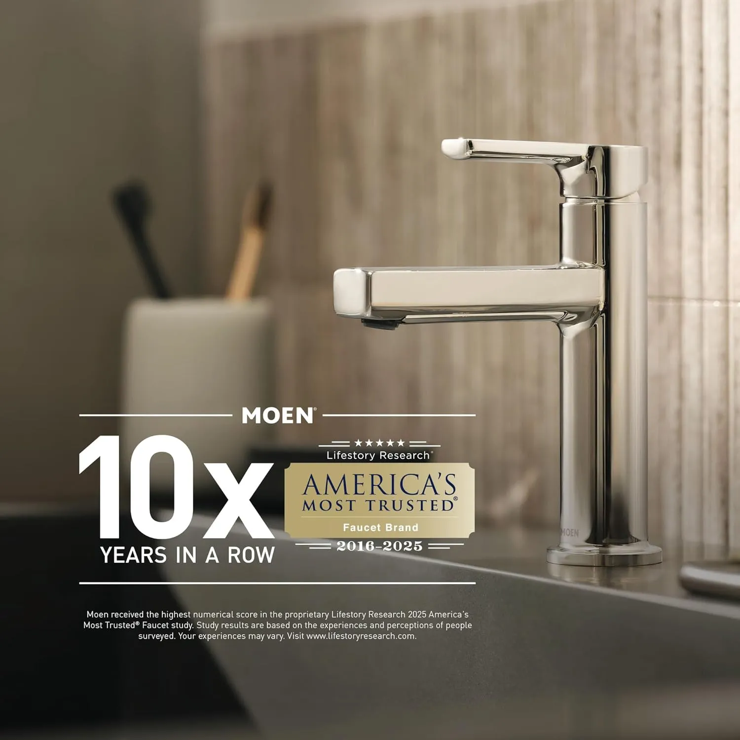 Moen Eva Chrome Two-Handle High Arc Widespread Bathroom Sink Faucet for 3-Hole Setups with Valve Included, TV6420