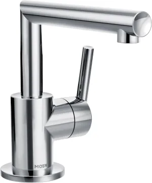 Moen S43001 Arris One-Handle Single Hole Modern Bathroom Faucet, Chrome