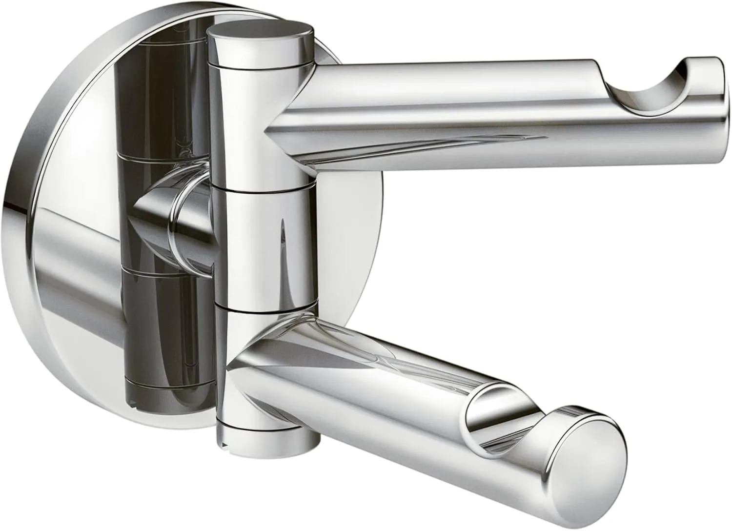 Moen YB0402CH Align Modern Double Swivel Robe Hook, Chrome