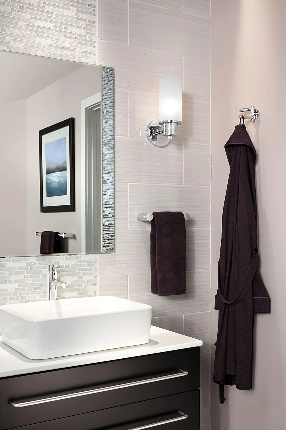 Moen YB0402CH Align Modern Double Swivel Robe Hook, Chrome