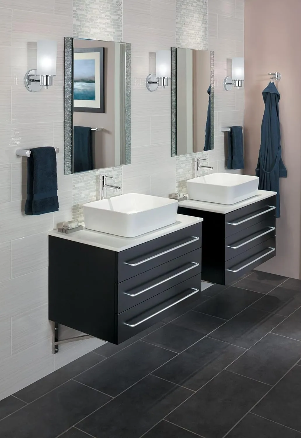 Moen YB0402CH Align Modern Double Swivel Robe Hook, Chrome