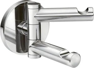 Moen YB0402CH Align Modern Double Swivel Robe Hook, Chrome