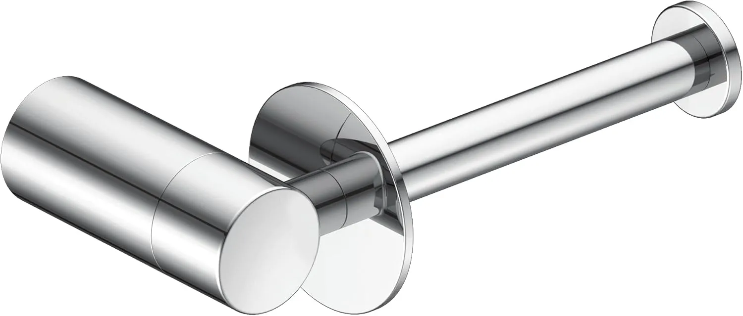 Moen YB0409CH Single Post Modern Toilet Paper Holder, Chrome