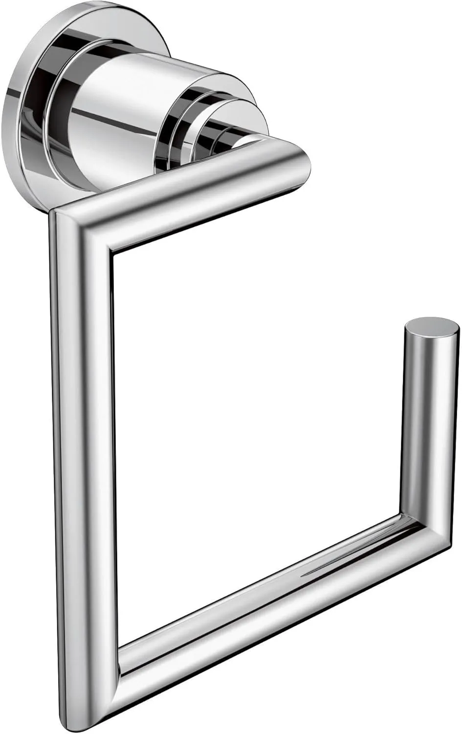 Moen YB0886CH Arris Modern Hand Towel Ring, Chrome