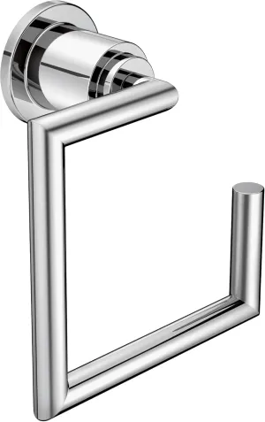 Moen YB0886CH Arris Modern Hand Towel Ring, Chrome