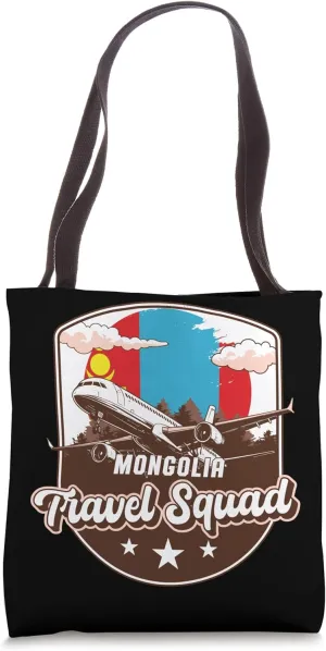 Mongolia Travel Squad Travel Mongolia Tote Bag