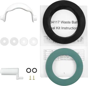 MONST 34117 Waste Ball Kit Compatible with Thetford Aqua Magic Style II, Style Lite, Style Plus Toilet, Includes Drive Arm, Replaces 34120, 34117, with Professional Installation