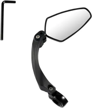 Mountain Bike Rearview Mirror Easy Installation Rotatable Reflective for Safe Cycling Universal Handlebar Fit