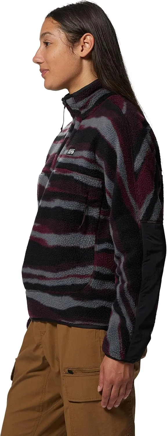 Mountain Hardwear Women's HiCamp Fleece Pullover for Hiking, Travel, Backpacking, and Everyday Wear