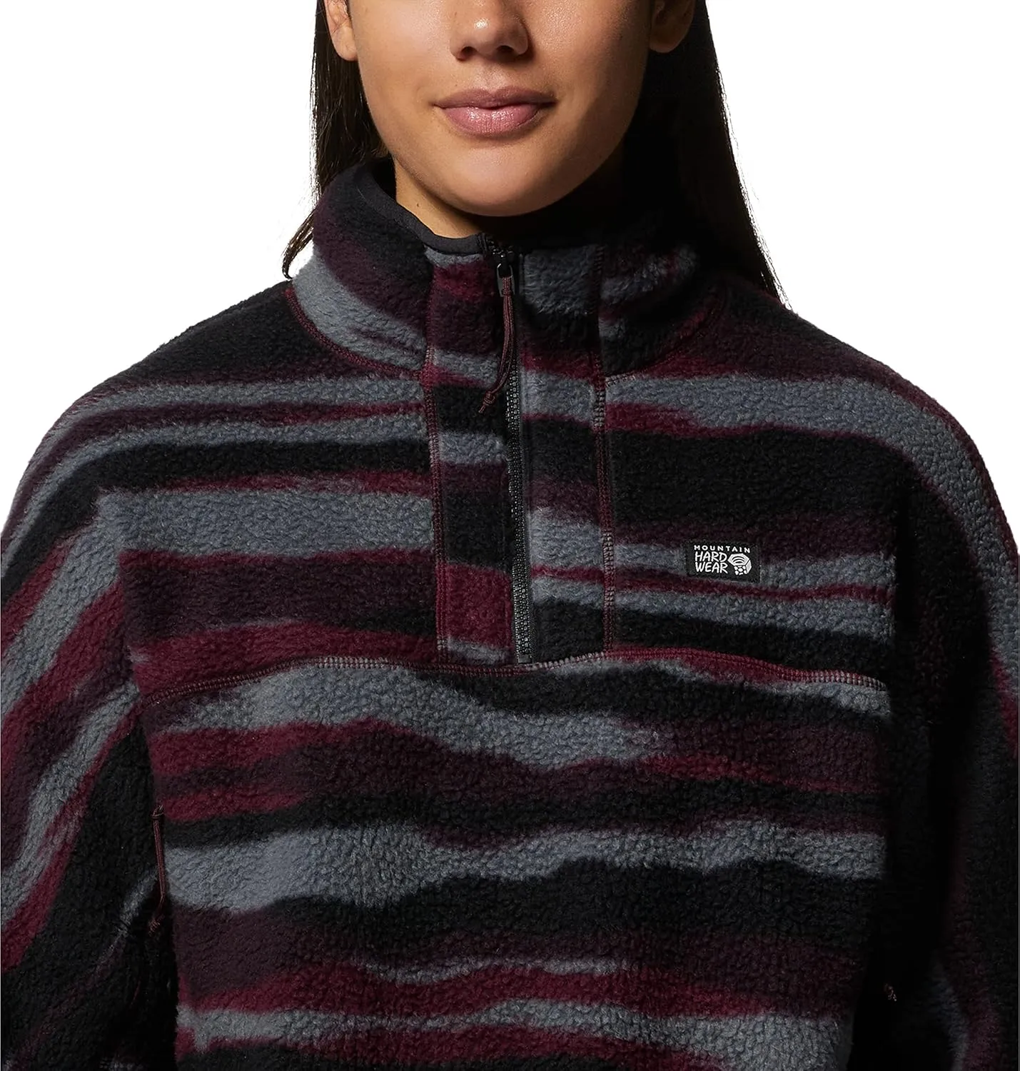 Mountain Hardwear Women's HiCamp Fleece Pullover for Hiking, Travel, Backpacking, and Everyday Wear