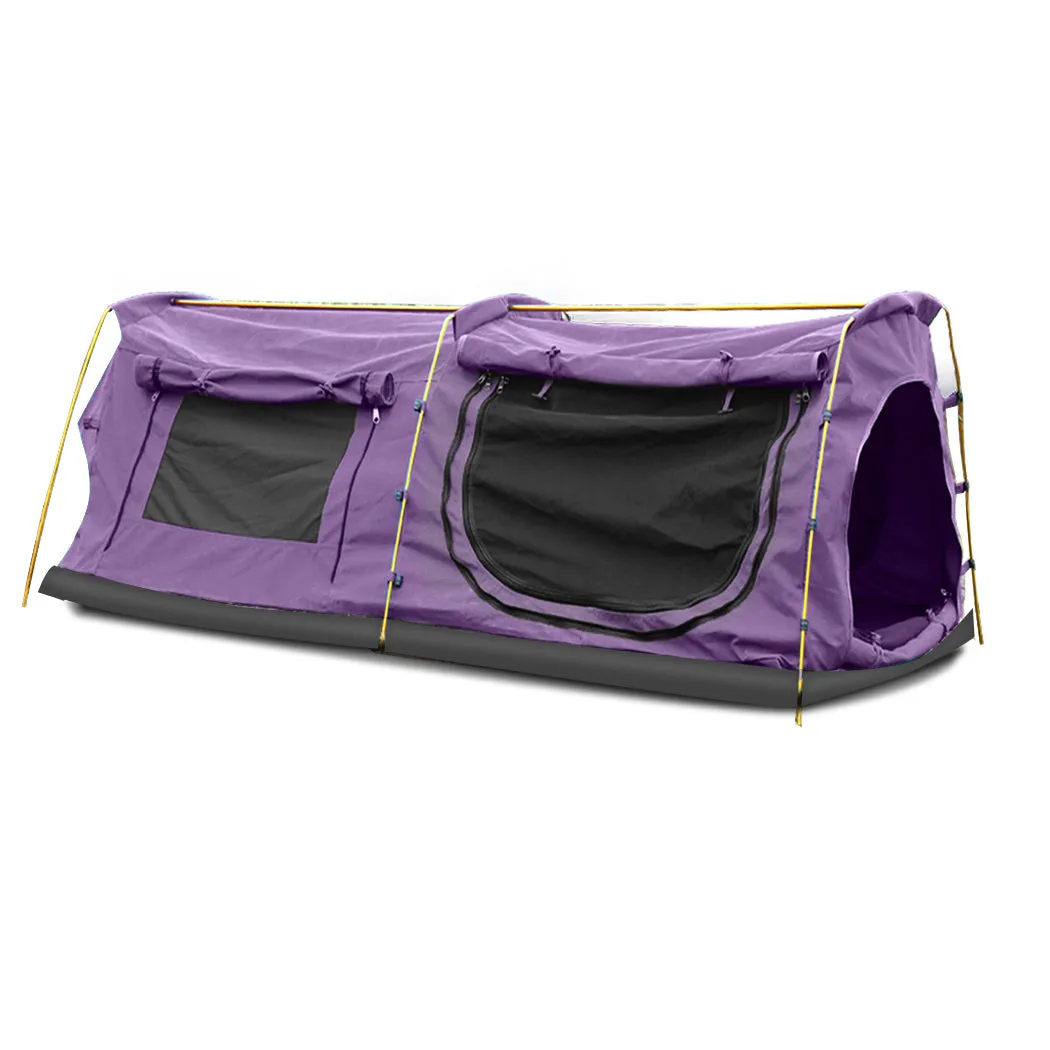 Mountview King Single Swag Camping Swags Purple