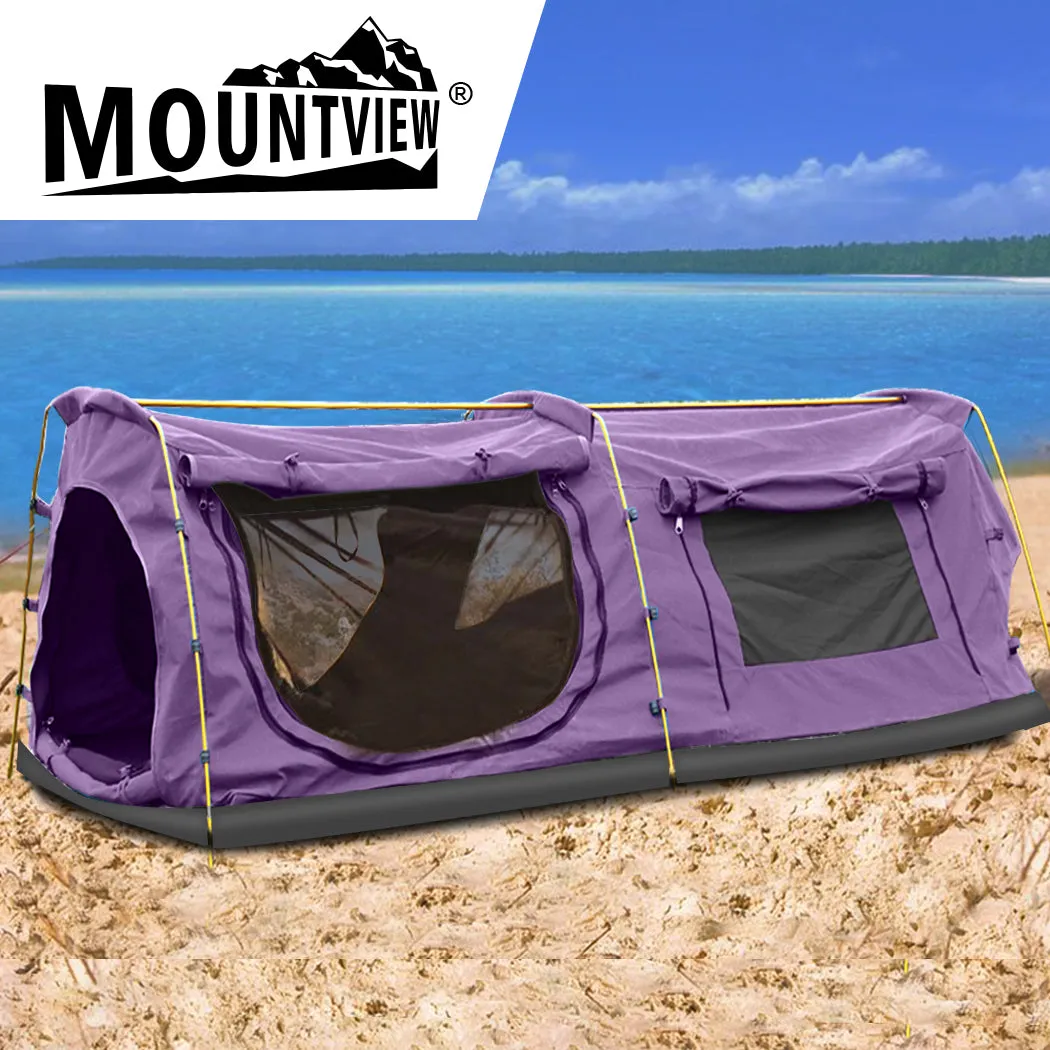 Mountview King Single Swag Camping Swags Purple