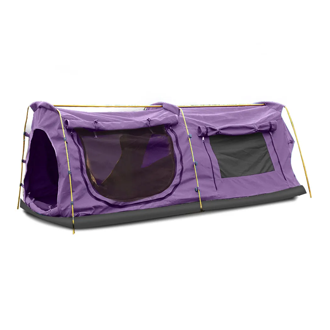 Mountview King Single Swag Camping Swags Purple