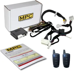 MPC 4-Button Remote Starter Compatible with 2011-2014 Toyota Sienna |Gas| |G-Key| |Key to Start| (2) Extended Range 4-Button 2-Way Remotes - Up to 1,500 ft Range - Firmware Preloaded