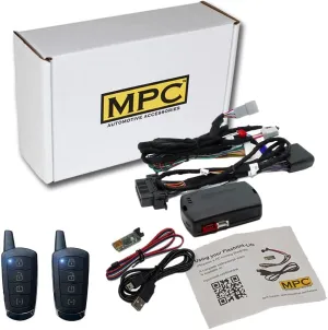 MPC Remote Start Compatible with Dodge Durango 14-17, Journey 11-17, Jeep Grand Cherokee 14-17 || Plug N Play || (2) Extended Range 4 Button 2-Way Remotes - Up to 3,000 ft