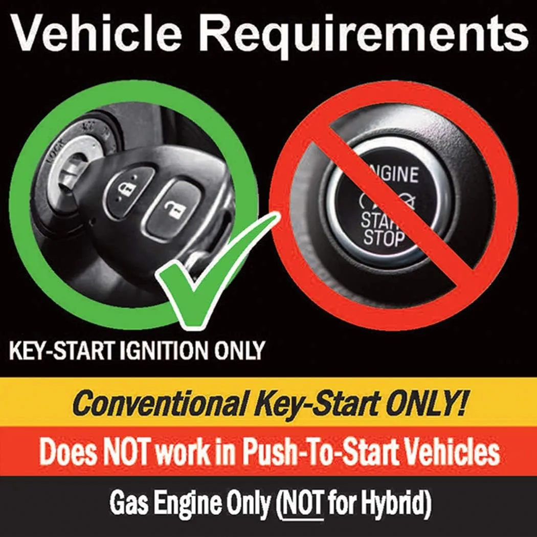 MPC Remote Starter Compatible with 2012-2022 Chevrolet Spark |Gas| |Key to Start| with T-Harness - FlashLink Updater - (2) Extended Range 4-Button 2-Way Remotes - Up to 1,000 ft Range