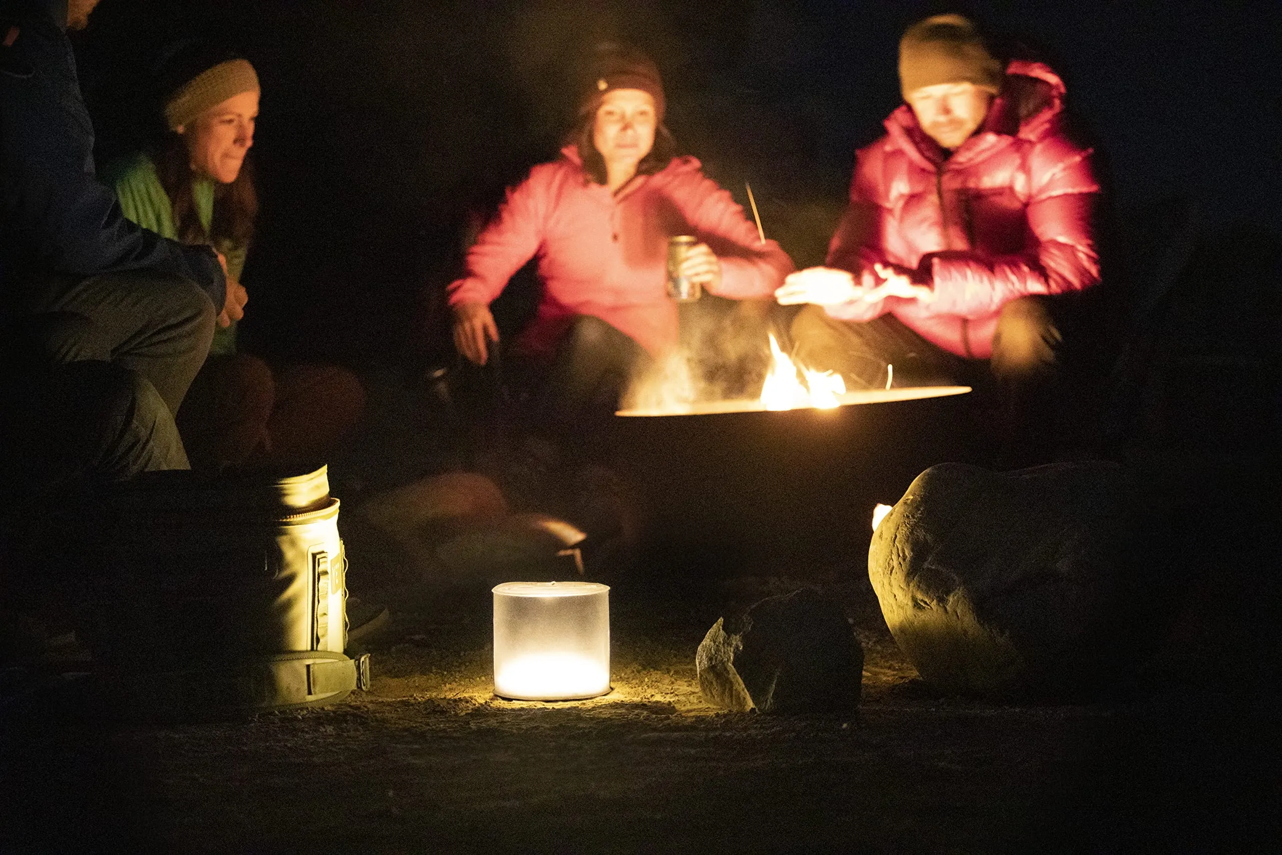 MPOWERD Luci Base Camp: Inflatable Lantern Rechargeable via Solar or USB-C   Phone Charger