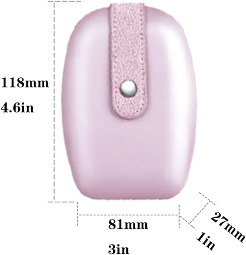 Nail Clipper Nail Clippers,Mini Manicure Set Nail Clipper Set 6 in 1 Stainless Steel Pedicure Care Grooming Kit ​with Portable Travel Case Pedicure Set (Color : Pink)