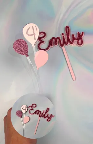 Name Topper   Balloons