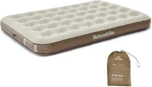 Naturehike Double Air Mattress, Inflatable Mattress for Home, Camping, Guests, Travel, Blow up Mattress, Morning View Serie, No Pump