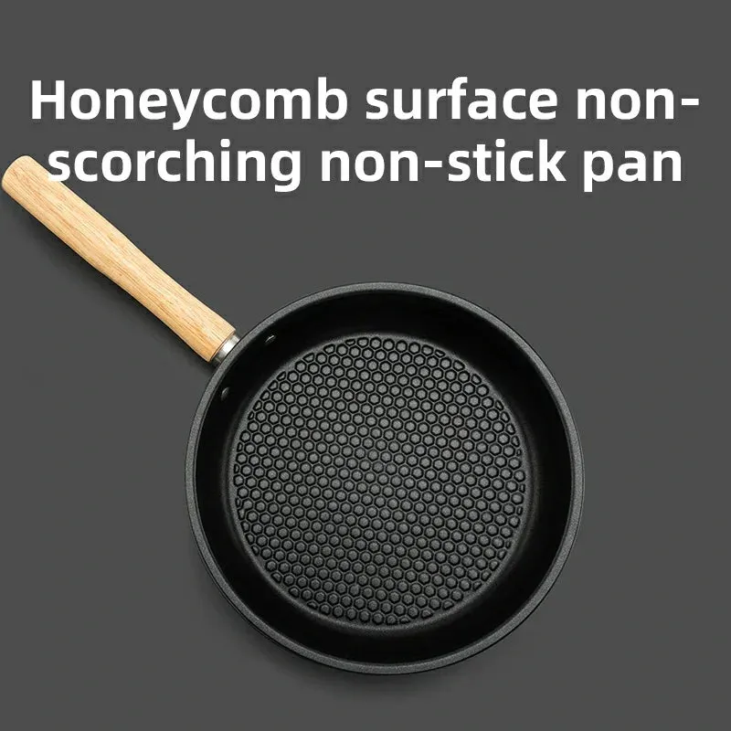 Non-Stick with Detachable Stainless Handle Satisfaction guarantee Frying Budget-friendly Qunature Steel Pan