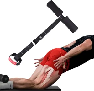 Nordic Hamstring Curl Strap with Safety Tag,Great for Hamstring Curls, Sit-ups, Spanish Squats, Ab Workout,5 Second Setup Nordic Curl Strap Home Fitness Equipment