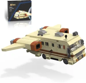 Nubee Spaceballs Eagle 5 Building Set, Space Movie Car Moc Model with Cockpit Secret Hyper-Jets Periscope Barf's Room, Birthday Gift for Fans Teens Kids 8  (667Pcs)