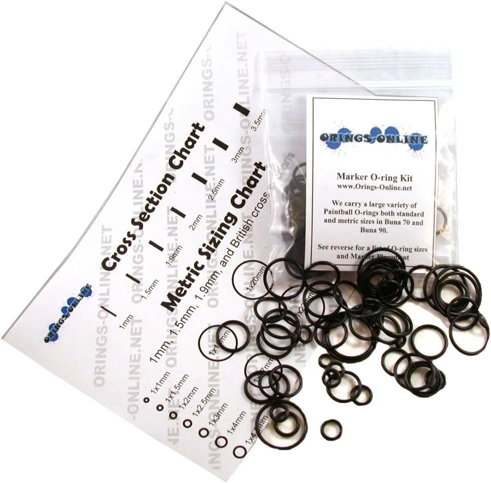 O-Ring Kit Compatible with Planet Eclipse Etha LT Paintball Marker (2X or 4X Rebuilds)