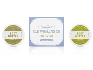 Old Whaling Co Seaside Discovery Kit | set of 3 products | 3 sea-inspired scents | travel friendly | bar soap   2 travel size body butters | Coconut Milk | Coastal Calm | Seaweed & Sea Salt