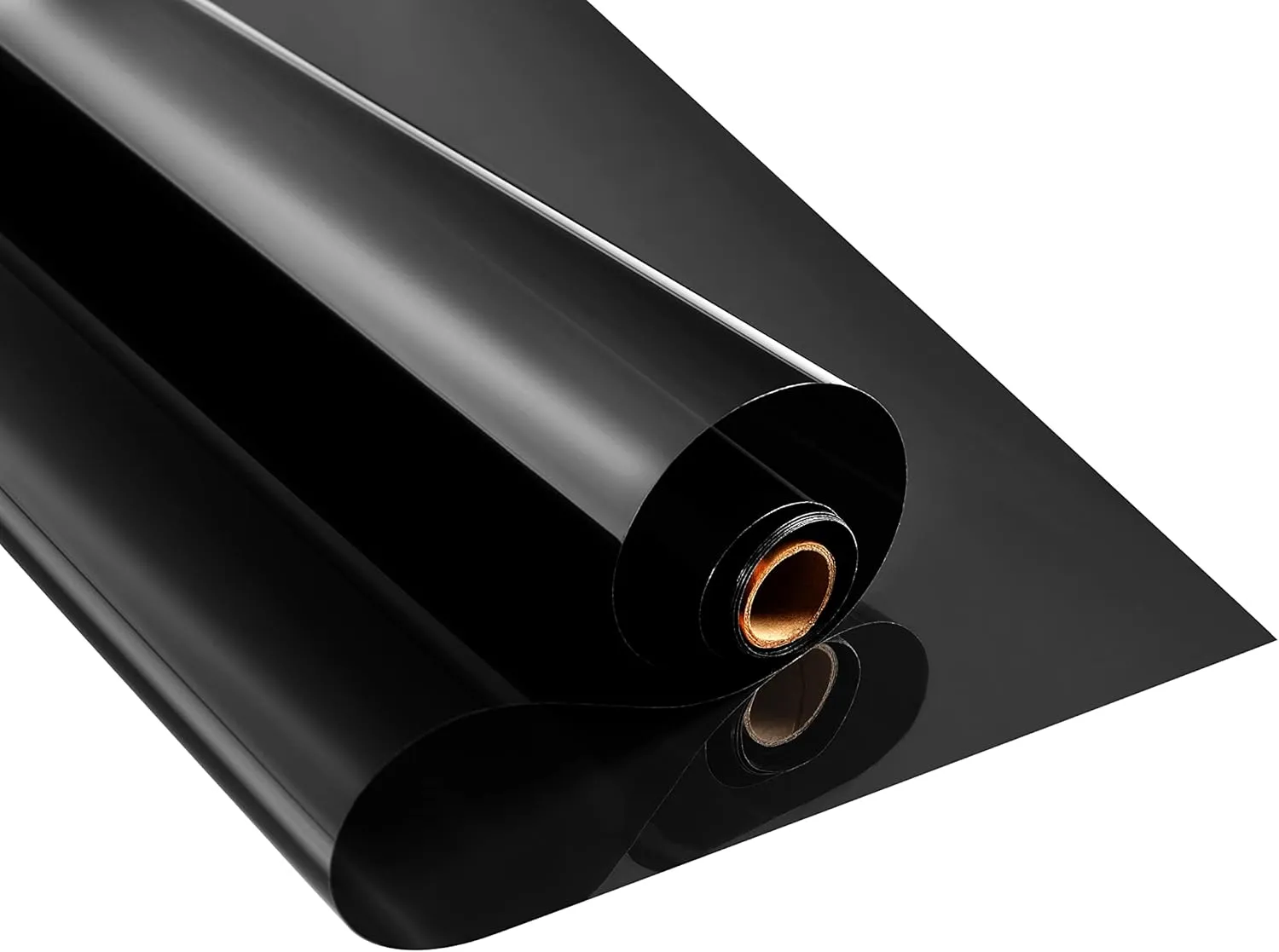 One Way Privacy Window Film,Premium PET Material,Daytime Reflective Heat Control Anti UV Door Sticker,Window Tint for Home Office Living Room,Cosmic Black,31.5 Inch x 16.4 Feet
