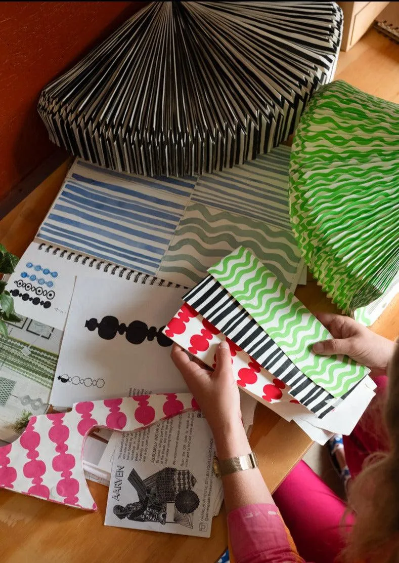 Origami Paper Lightshade Eclipse 'Green Ganges'