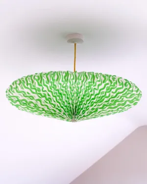 Origami Paper Lightshade Eclipse 'Green Ganges'