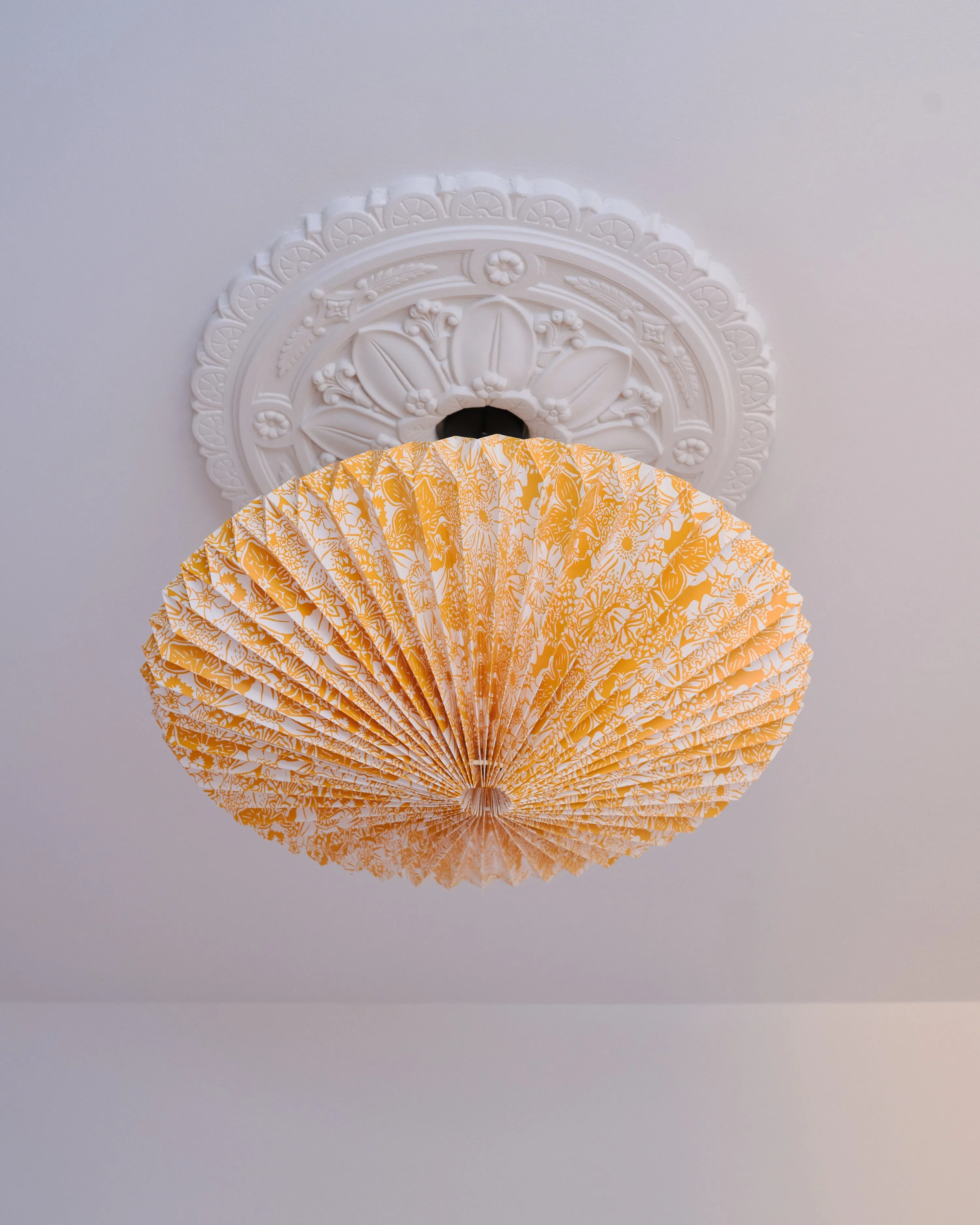 Origami Paper Lightshade Eclipse 'Yellow Spring Blooms'