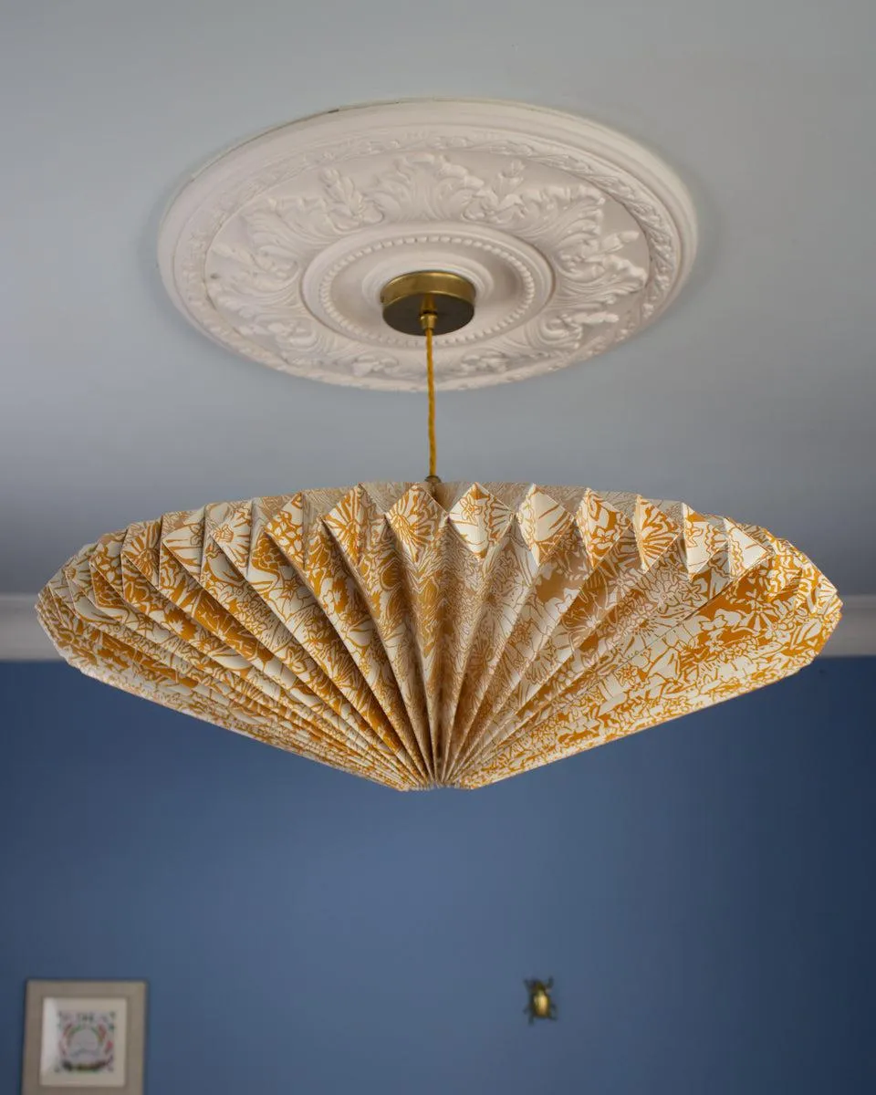 Origami Paper Lightshade Eclipse 'Yellow Spring Blooms'