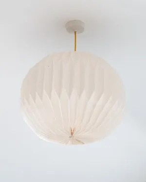 Origami Paper Lightshade Globe 'White Safari Toile'