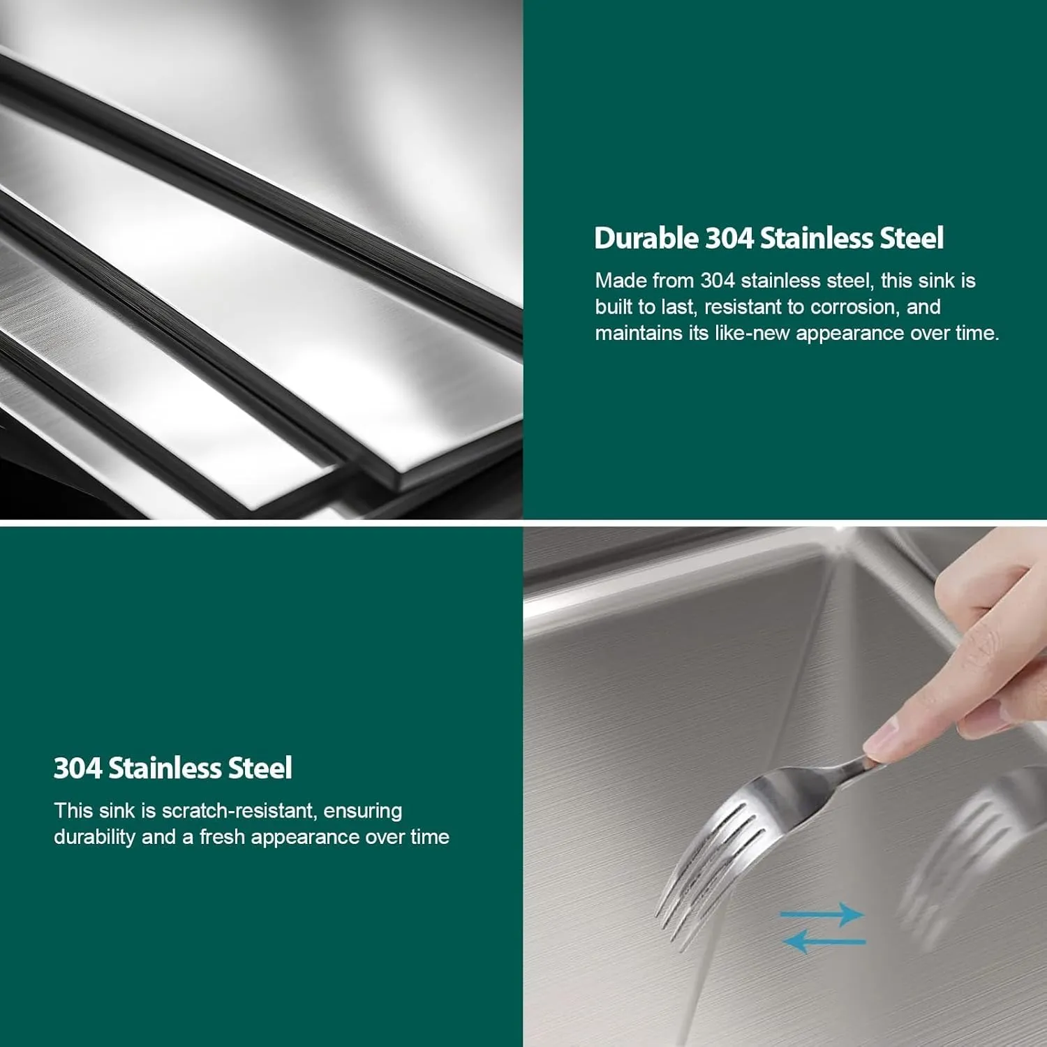 Outdoor Kitchen Sink - 21 x 20 x 9 Inch Outdoor Sink Workstation 16 Gauge Stainless Steel Drop in Kitchen Sinks Single Bowl Small Bar Sinks with Cover #TLT-0030