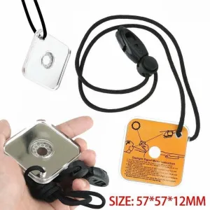 Outdoor Survival Emergency Rescue Signal Mirror With Whistle Au
