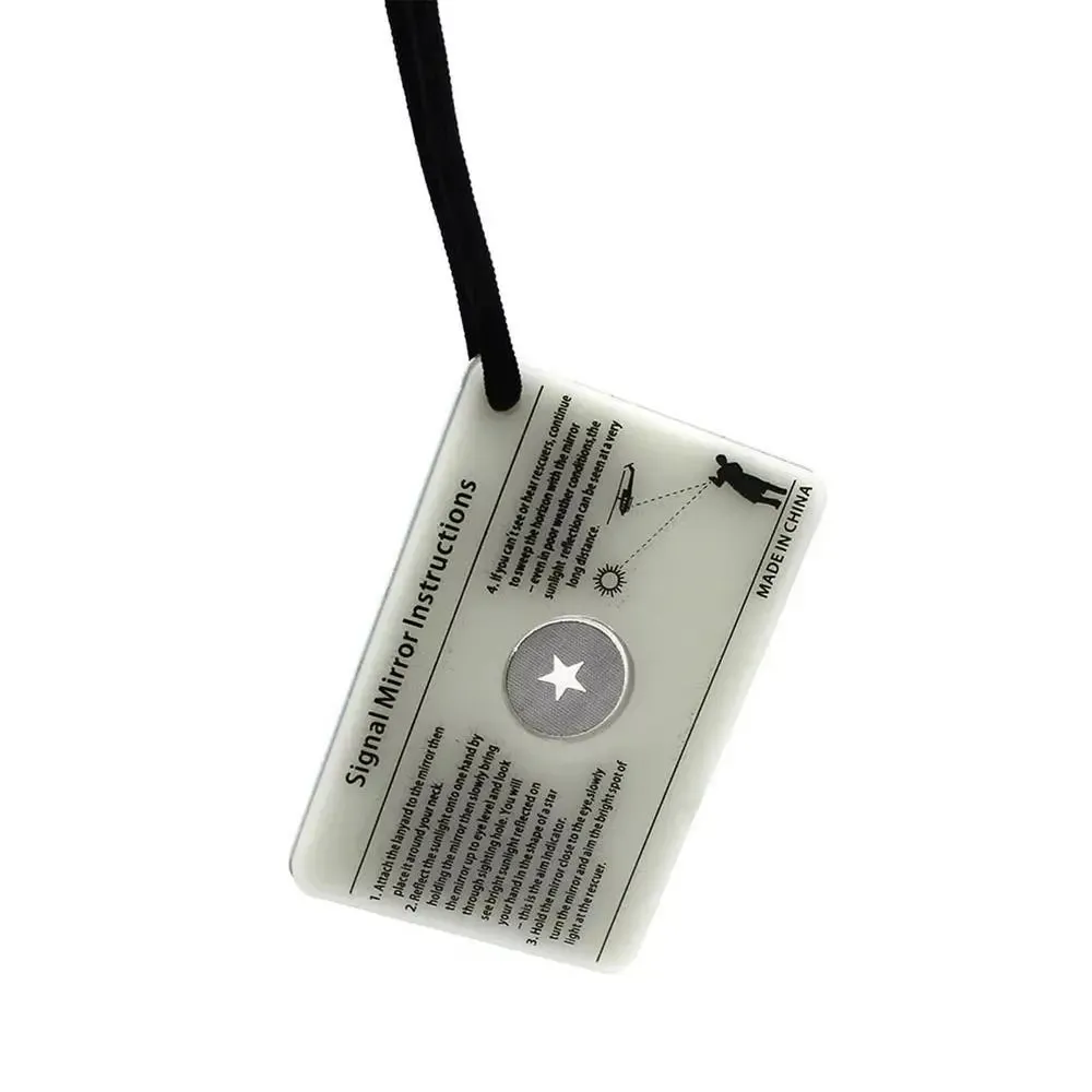 Outdoor Survival Reflective Signal Mirror