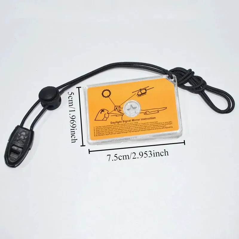 Outdoor Survival Reflective Signal Mirror