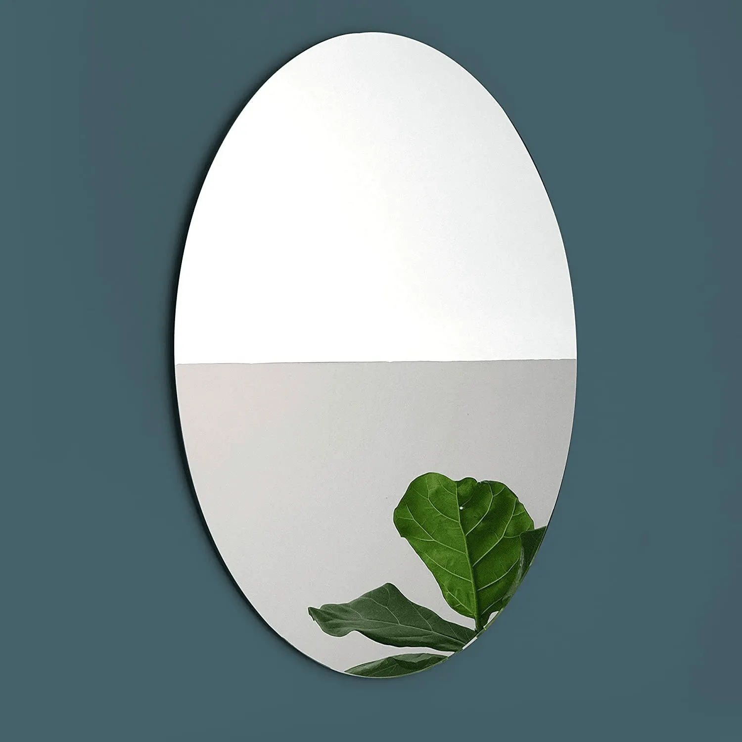 Oval Acrylic Self Adhesive Mirror - 4327