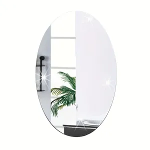 Oval Acrylic Self Adhesive Mirror - 4327