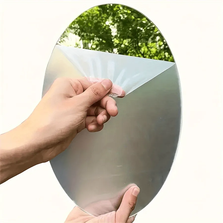 Oval Acrylic Self Adhesive Mirror - 4327