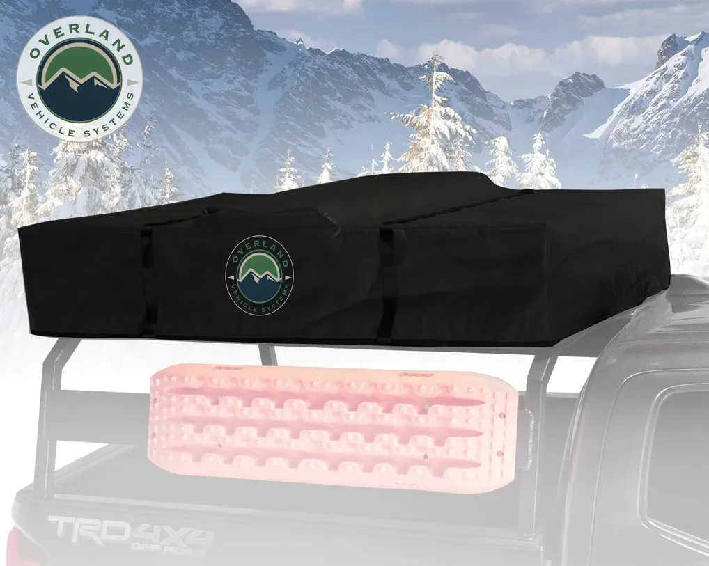 OVERLAND VEHICLE SYSTEMS | Nomadic 3 Arctic Extended Roof Top Tent White Base With Dark Gray Rain Fly (18339926)