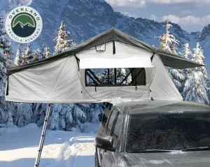 OVERLAND VEHICLE SYSTEMS | Nomadic 3 Arctic Extended Roof Top Tent White Base With Dark Gray Rain Fly (18339926)