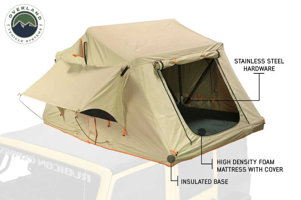 OVERLAND VEHICLE SYSTEMS | TMBK 2 Person Roof Top Tent with Rain Fly (18019933)