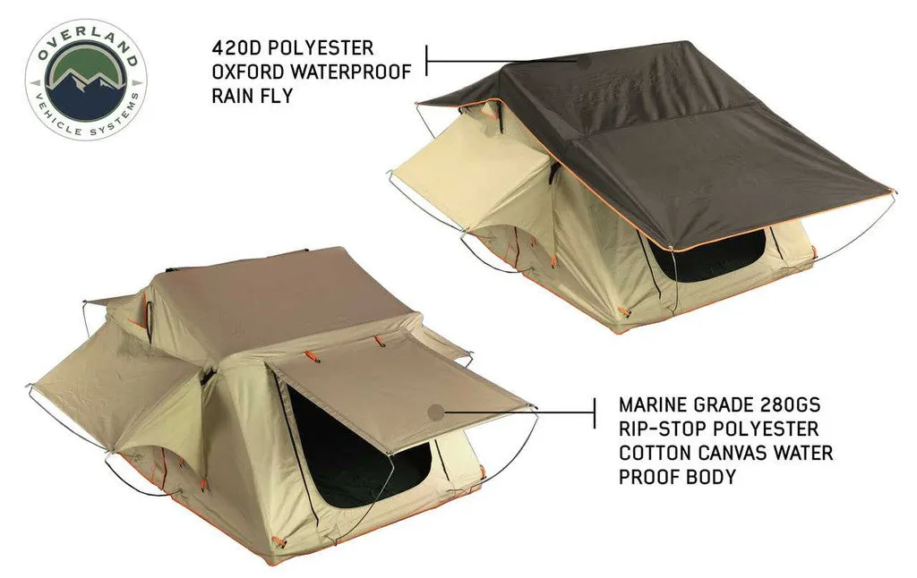 OVERLAND VEHICLE SYSTEMS | TMBK 2 Person Roof Top Tent with Rain Fly (18019933)