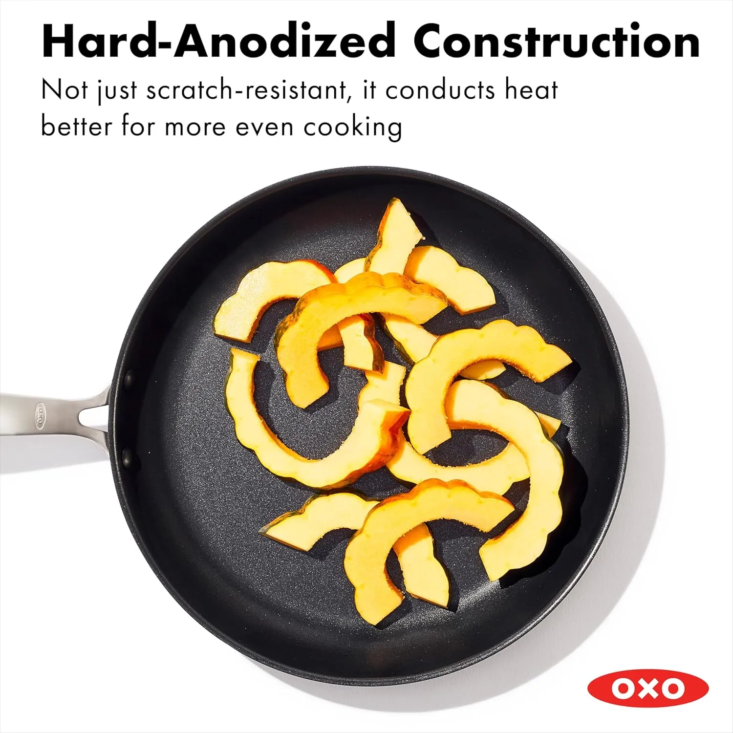 OXO Enhanced 10 Piece Cookware Pots and Pans Set, PFAS-Free Ceramic Nonstick, Durable Hard Anodized Cookware, Scratch Resistant, Stainless Steel Handle, Good Grips, Dishwasher Safe, Oven safe, Black