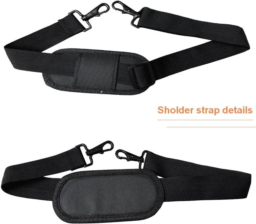 Padded Tripod Case Bag, 70cm Diameter, 16CM, Travel, Unisex, Nylon, Black, Zipper Closure, Removable Shoulder Strap, Tripod Bag, Photography
