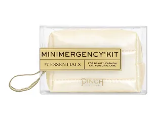 Pinch Provisions Ivory Puffer Minimergency Kit, Includes 17 Travel-Sized Cosmetic Essentials, Convenient for Purses, Emergency Beauty Accessories, Gifts for Holiday’s & Birthday’s